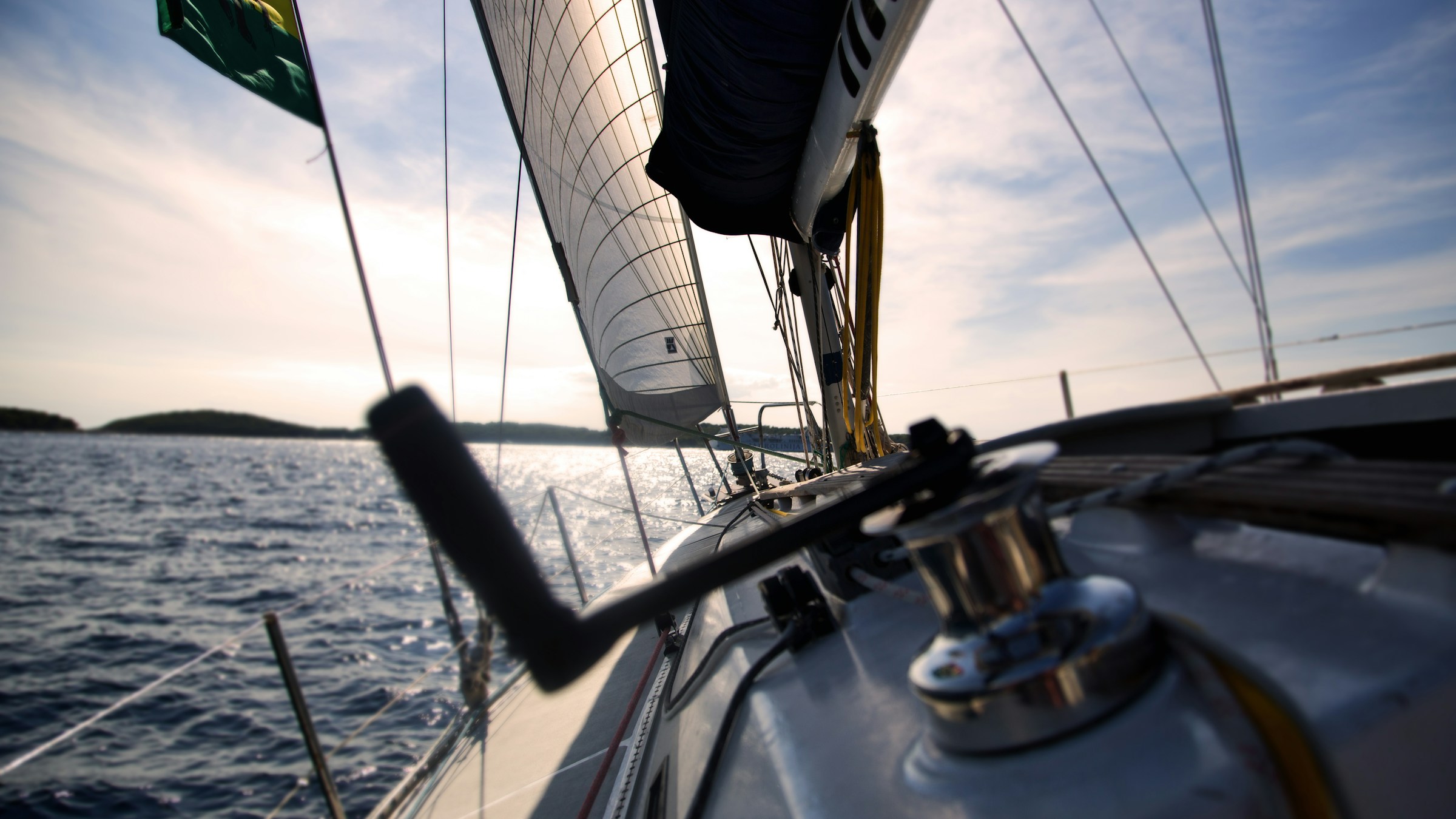 Voilier en mer, Bassin d'Arcachon